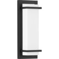 PROGRESS LIGHTING P560210-031-30 Textured Black Z-1080 LED Collection Black One-Light Small LED Outdoor Sconce