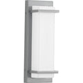 PROGRESS LIGHTING P560210-082-30 Metallic Gray Z-1080 LED Collection Metallic Gray One-Light Small LED Outdoor Sconce