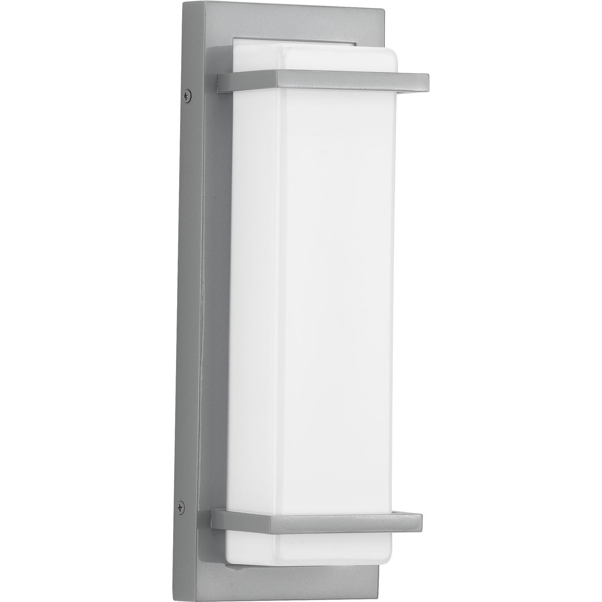PROGRESS LIGHTING P560210-082-30 Metallic Gray Z-1080 LED Collection Metallic Gray One-Light Small LED Outdoor Sconce