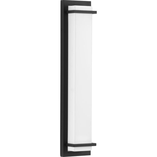 PROGRESS LIGHTING P560211-031-30 Textured Black Z-1080 LED Collection Black Two-Light Large LED Outdoor Sconce