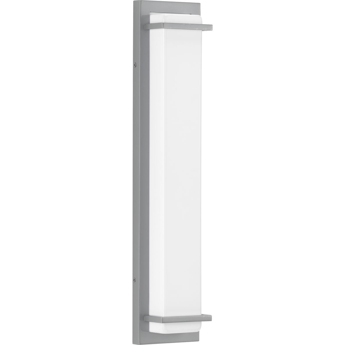 PROGRESS LIGHTING P560211-082-30 Metallic Gray Z-1080 LED Collection Metallic Gray Two-Light Large LED Outdoor Sconce
