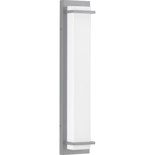 PROGRESS LIGHTING P560211-082-30 Metallic Gray Z-1080 LED Collection Metallic Gray Two-Light Large LED Outdoor Sconce