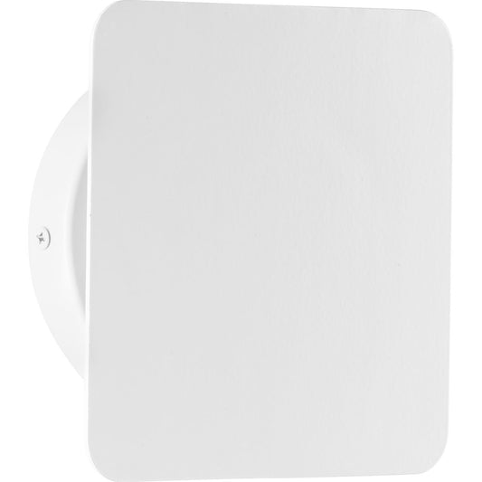 PROGRESS LIGHTING P560259-028-30 Satin White Z-2025 LED Collection One-Light Satin White Modern Style Indoor/Outdoor Wall Light