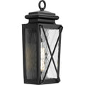 PROGRESS LIGHTING P560261-031 Textured Black Wakeford One-Light Textured Black Transitional Outdoor Small Wall Lantern