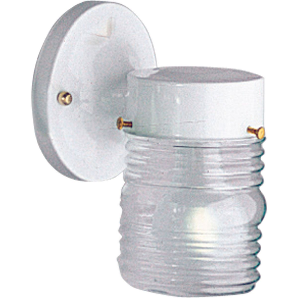 PROGRESS LIGHTING P5602-30 White One-Light Utility Wall Lantern