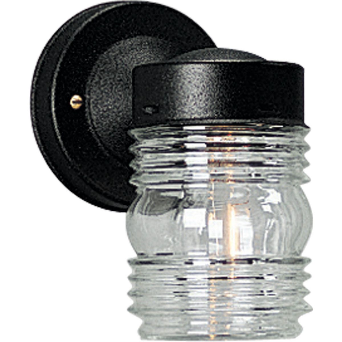 PROGRESS LIGHTING P5602-31 Textured Black One-Light Utility Wall Lantern