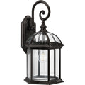 PROGRESS LIGHTING P560323-020 Antique Bronze Dillard Collection One-Light Traditional Antique Bronze Clear Glass Outdoor Wall Lantern