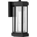 PROGRESS LIGHTING P560337-031 Textured Black Ramsey Collection Textured Black Modern Farmhouse Outdoor Small Wall Lantern