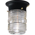 PROGRESS LIGHTING P5603-31 Textured Black One-Light Utility Outdoor Close-to-Ceiling
