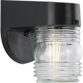 PROGRESS LIGHTING P5612-31 Textured Black Non-Metallic Incandescent One-Light Outdoor Wall Lantern