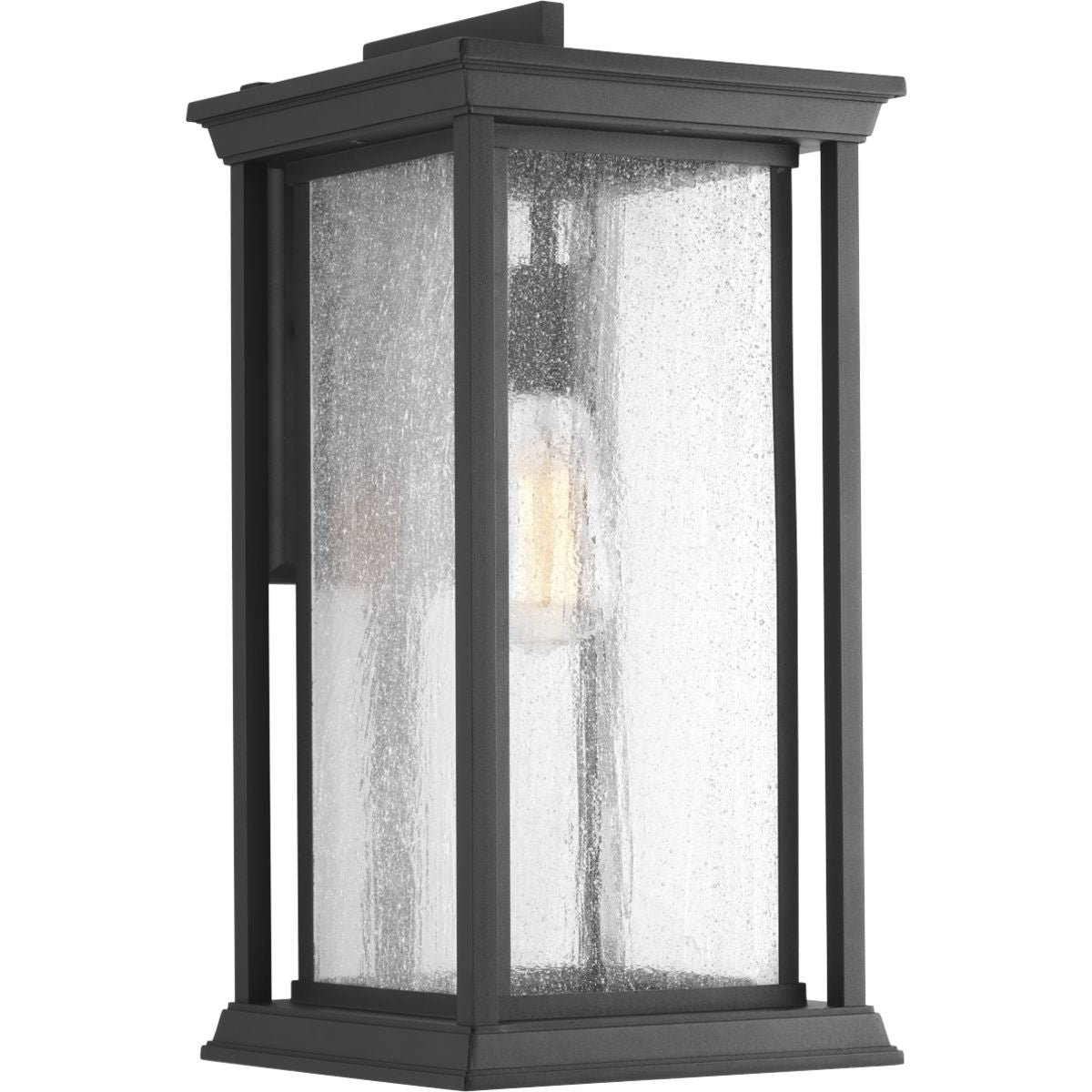 PROGRESS LIGHTING P5613-31 Textured Black Endicott Collection One-Light Extra-Large Wall Lantern