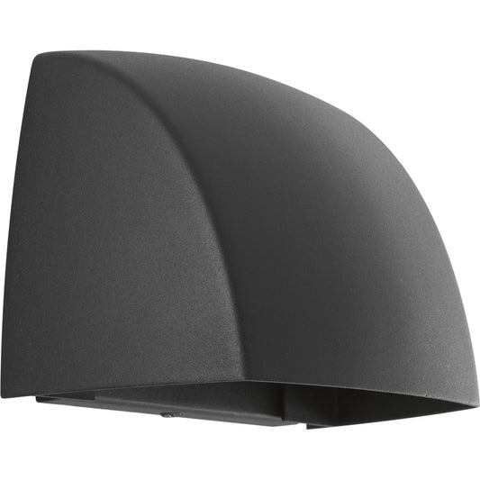 PROGRESS LIGHTING P5634-3130K9 Textured Black Cornice Collection One-Light LED Wall Sconce