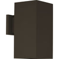 PROGRESS LIGHTING P5643-20-30K Antique Bronze 6" LED Square Outdoor Wall Mount Fixture