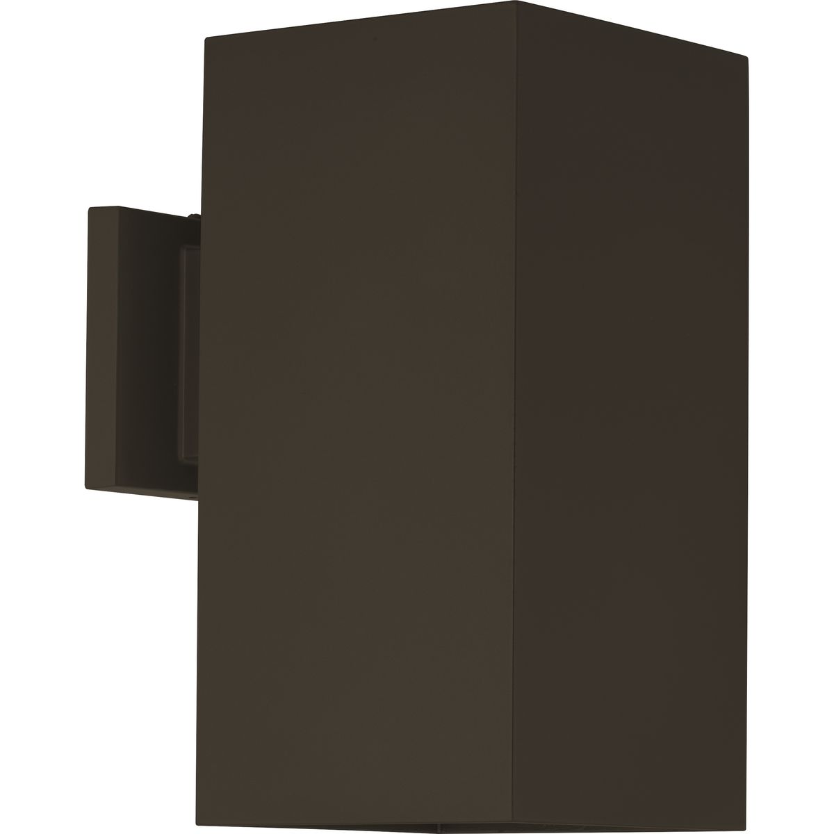 PROGRESS LIGHTING P5643-20-30K Antique Bronze 6" LED Square Outdoor Wall Mount Fixture