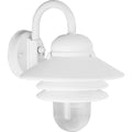PROGRESS LIGHTING P5645-30 White Newport Collection Non-Metallic One-Light Wall Lantern