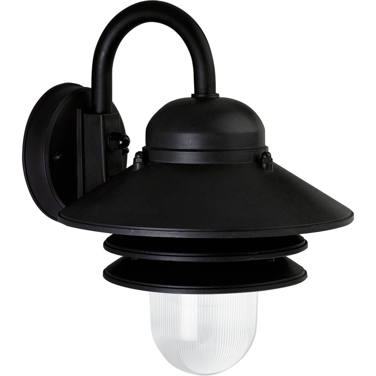 PROGRESS LIGHTING P5645-31 Textured Black Newport Collection Non-Metallic One-Light Wall Lantern