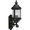 PROGRESS LIGHTING P5652-31 Textured Black Ashmore Collection Three-Light Wall Lantern