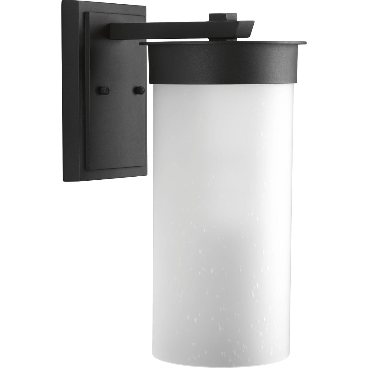 PROGRESS LIGHTING P5665-31 Textured Black Hawthorne Collection One-Light Large Wall Lantern
