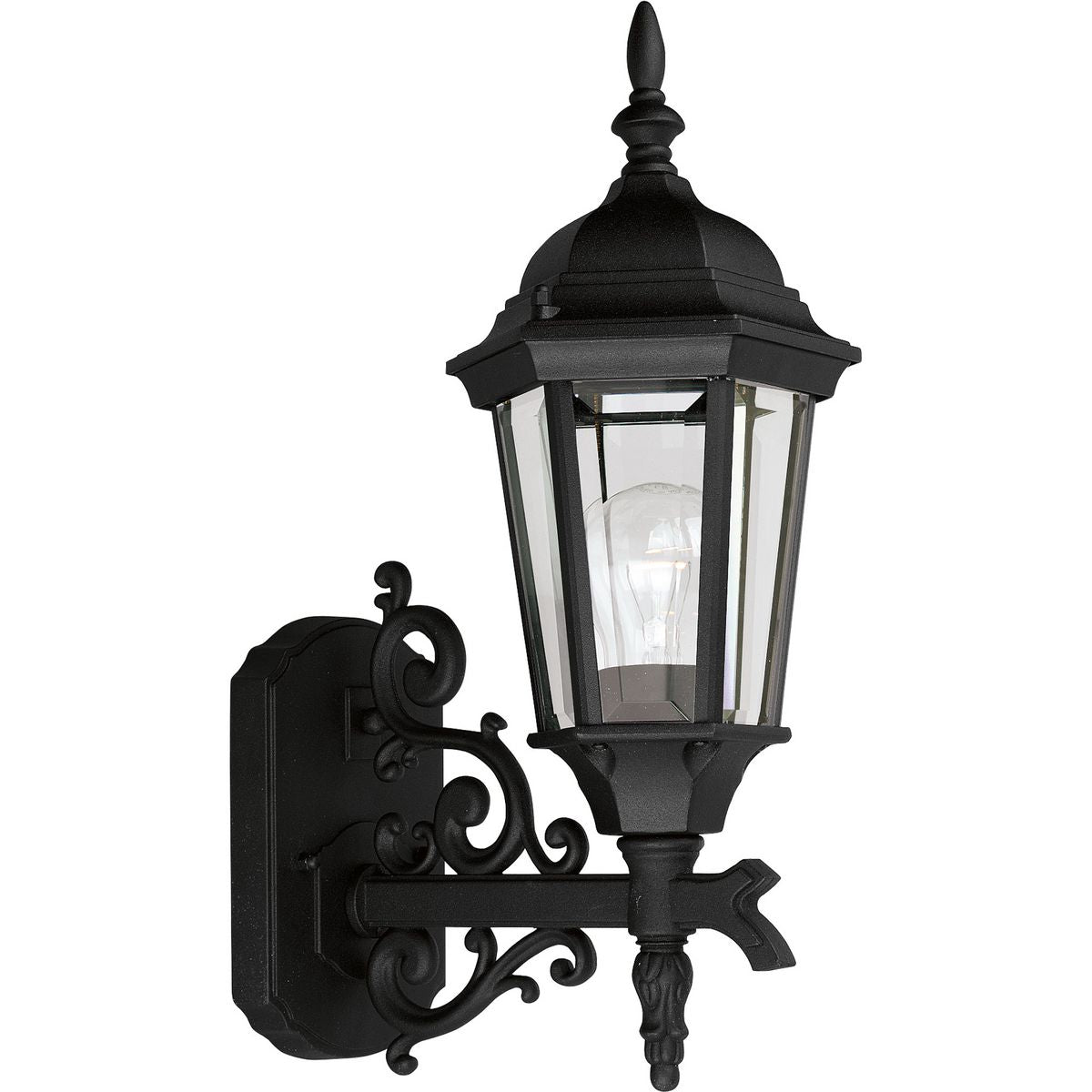 PROGRESS LIGHTING P5681-31 Textured Black Welbourne One-Light Small Wall Lantern