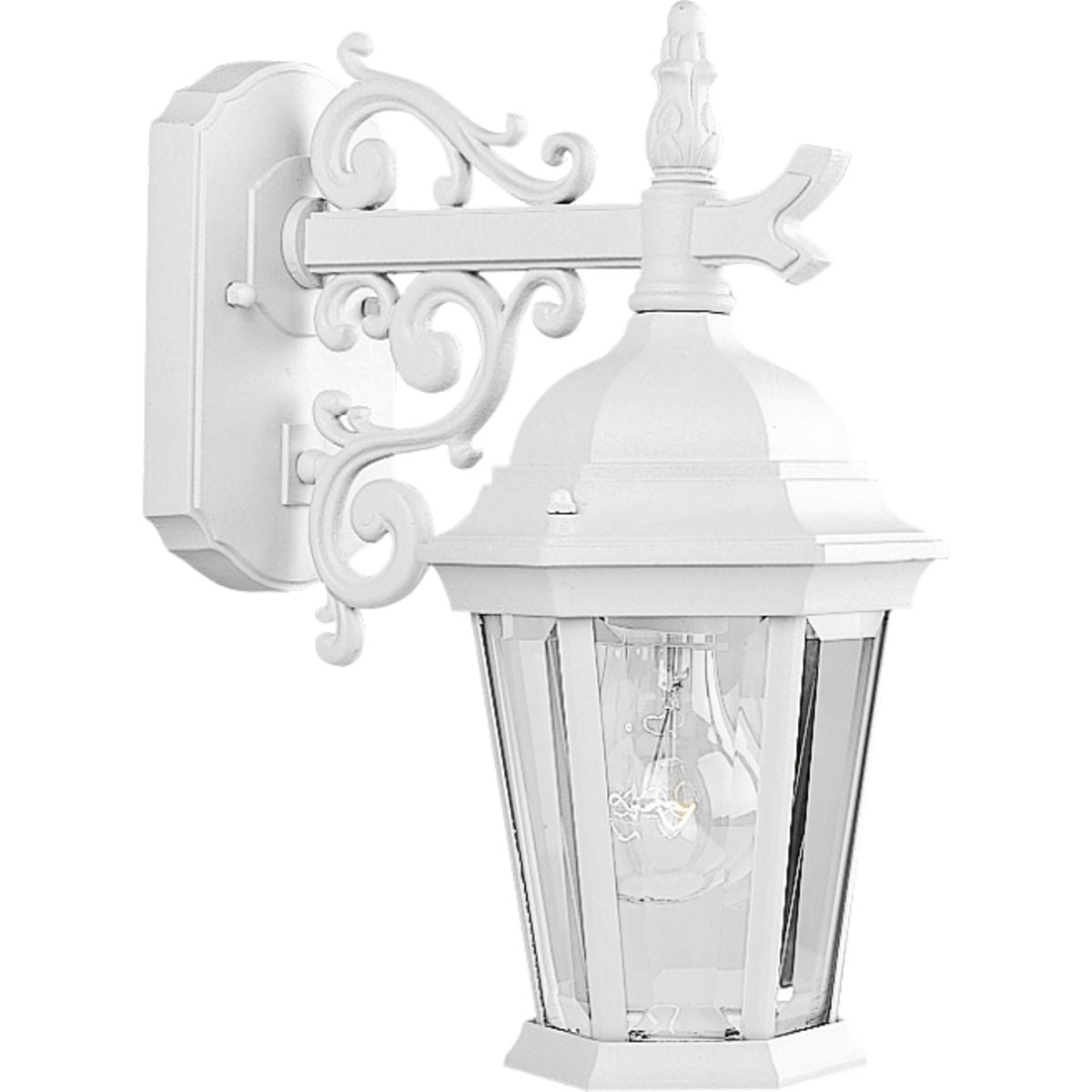 PROGRESS LIGHTING P5682-30 Textured White Welbourne One-Light Small Wall Lantern
