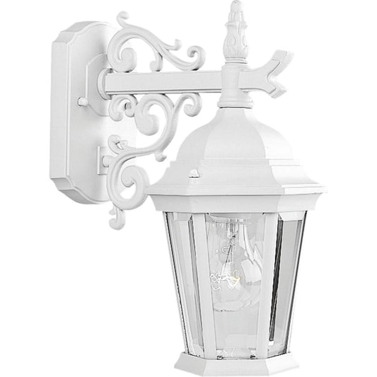 PROGRESS LIGHTING P5682-30 Textured White Welbourne One-Light Small Wall Lantern
