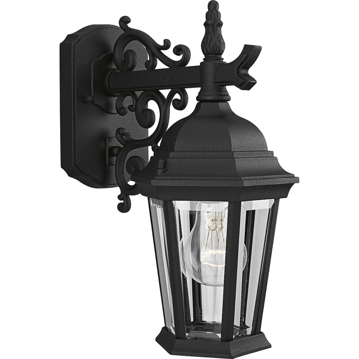 PROGRESS LIGHTING P5682-31 Textured Black Welbourne One-Light Small Wall Lantern