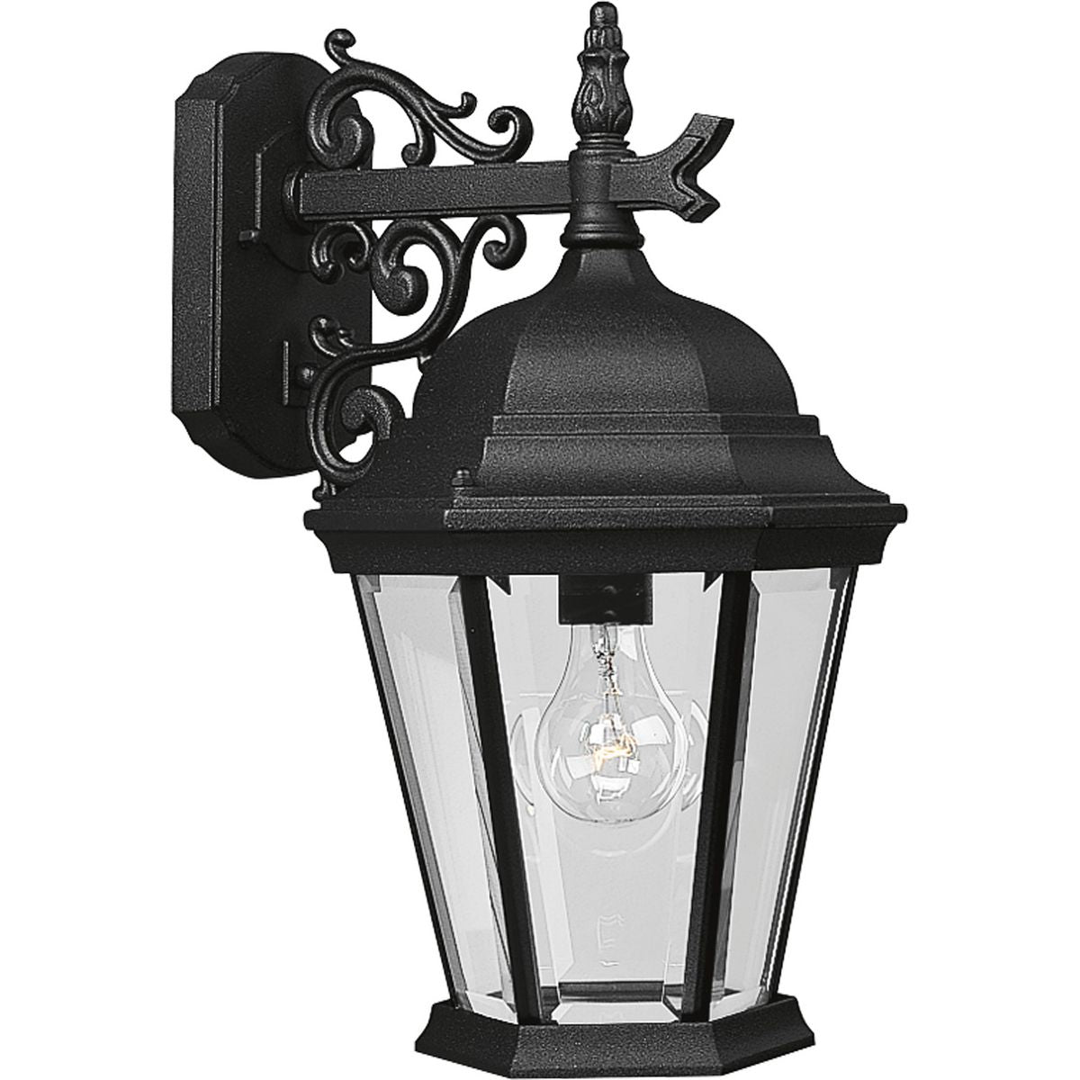 PROGRESS LIGHTING P5683-31 Textured Black Welbourne One-Light Medium Wall Lantern