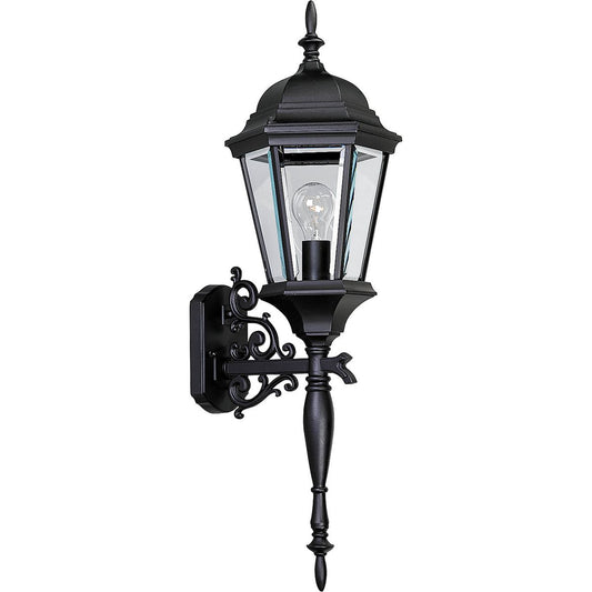 PROGRESS LIGHTING P5684-31 Textured Black Welbourne Collection One-Light Large Wall Lantern