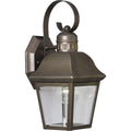 PROGRESS LIGHTING P5687-20 Antique Bronze Andover Collection One-Light Small Wall Lantern