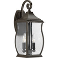 PROGRESS LIGHTING P5693-108 Oil Rubbed Bronze Township Collection Two-Light Medium Wall Lantern