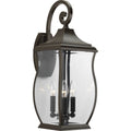 PROGRESS LIGHTING P5699-108 Oil Rubbed Bronze Township Collection Three-Light Large Wall Lantern