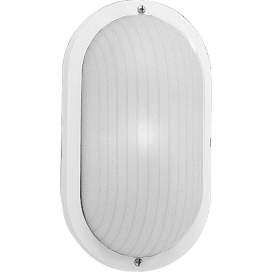 PROGRESS LIGHTING P5704-30 White One-Light 10" Wall or Ceiling Mount Bulkhead