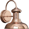PROGRESS LIGHTING P5721-14 Copper Brookside Collection 8" One-Light Vintage Small Wall Lantern