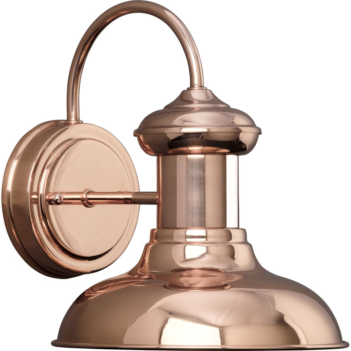 PROGRESS LIGHTING P5721-14 Copper Brookside Collection 8" One-Light Vintage Small Wall Lantern