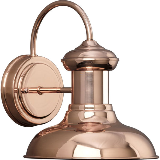 PROGRESS LIGHTING P5721-14 Copper Brookside Collection 8" One-Light Vintage Small Wall Lantern
