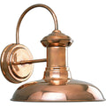 PROGRESS LIGHTING P5722-14 Copper Brookside Collection One-Light Medium Wall Lantern