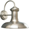 PROGRESS LIGHTING P5723-81 Antique Nickel Brookside Collection One-Light Large Wall Lantern