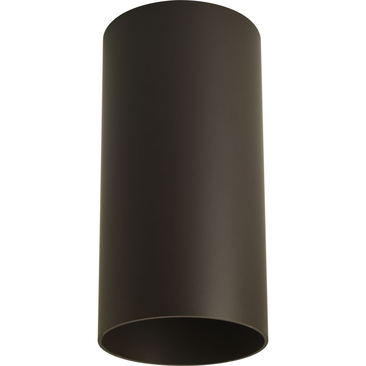 PROGRESS LIGHTING P5741-20/30K Antique Bronze 6" LED Outdoor Flush Mount Cylinder