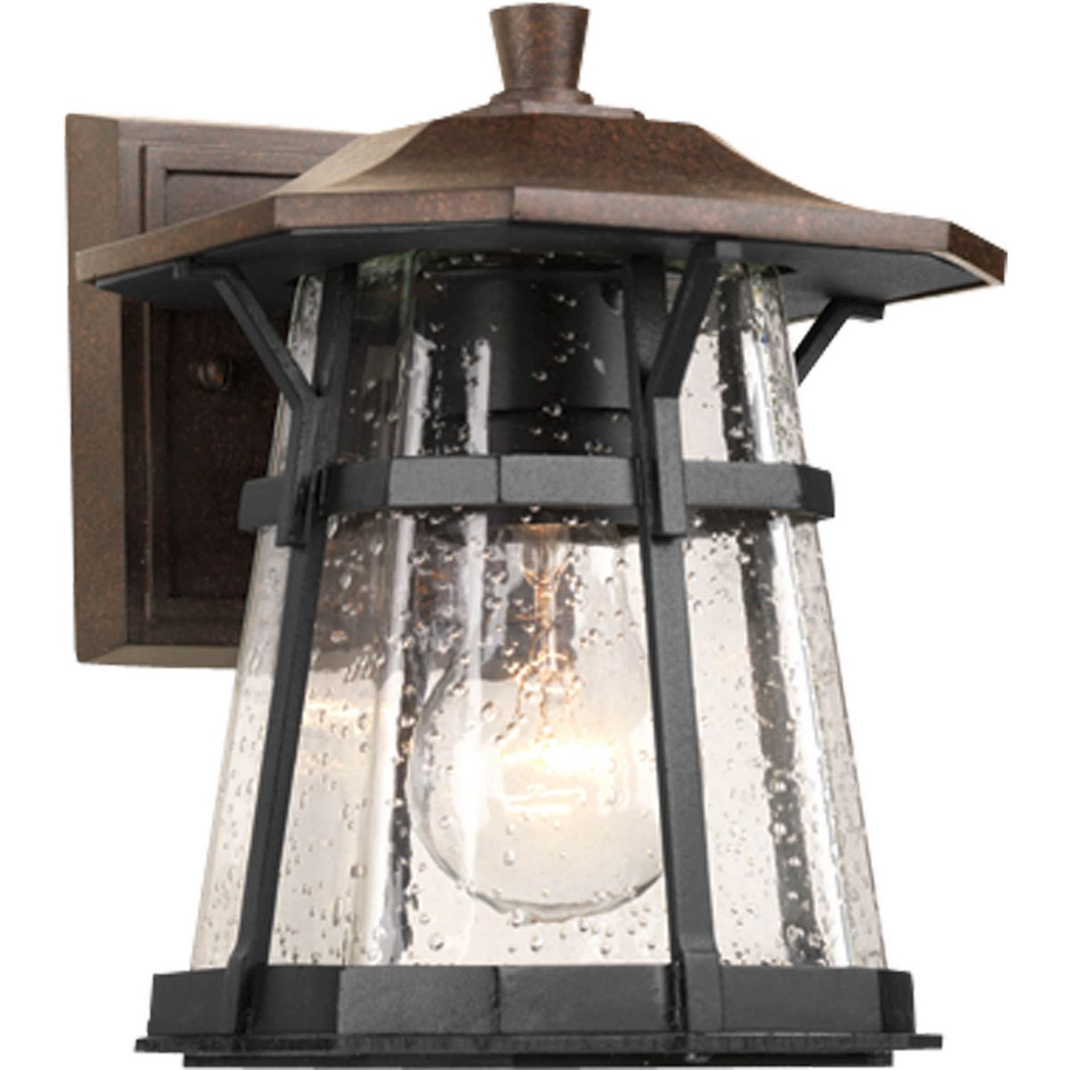 PROGRESS LIGHTING P5749-84 Espresso Derby Collection One-Light Small Wall Lantern