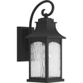 PROGRESS LIGHTING P5753-31 Textured Black Maison Collection One-Light Small Wall Lantern