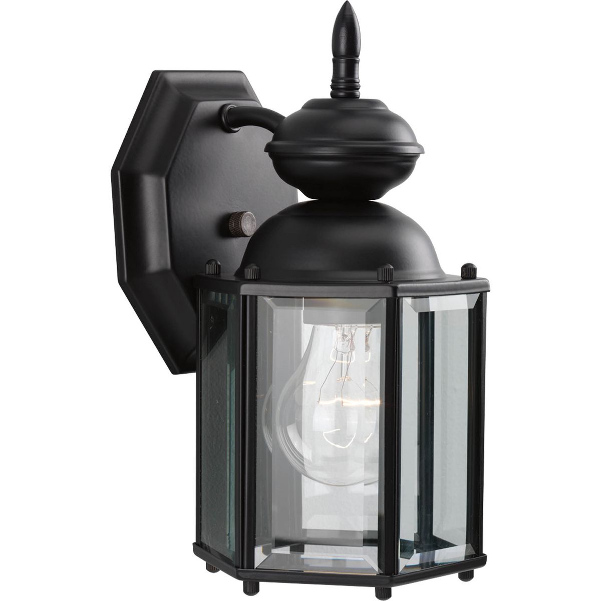 PROGRESS LIGHTING P5756-31 Matte Black Carriage Classics One-Light Wall Lantern