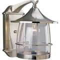 PROGRESS LIGHTING P5764-09 Brushed Nickel Prairie Collection One-Light Large Wall Lantern