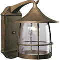 PROGRESS LIGHTING P5764-86 Burnished Chestnut Prairie Collection One-Light Large Wall Lantern