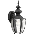 PROGRESS LIGHTING P5765-31 Textured Black Roman Coach One-Light Medium Wall Lantern