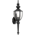 PROGRESS LIGHTING P5767-31 Textured Black Roman Coach One-Light Medium Wall Lantern