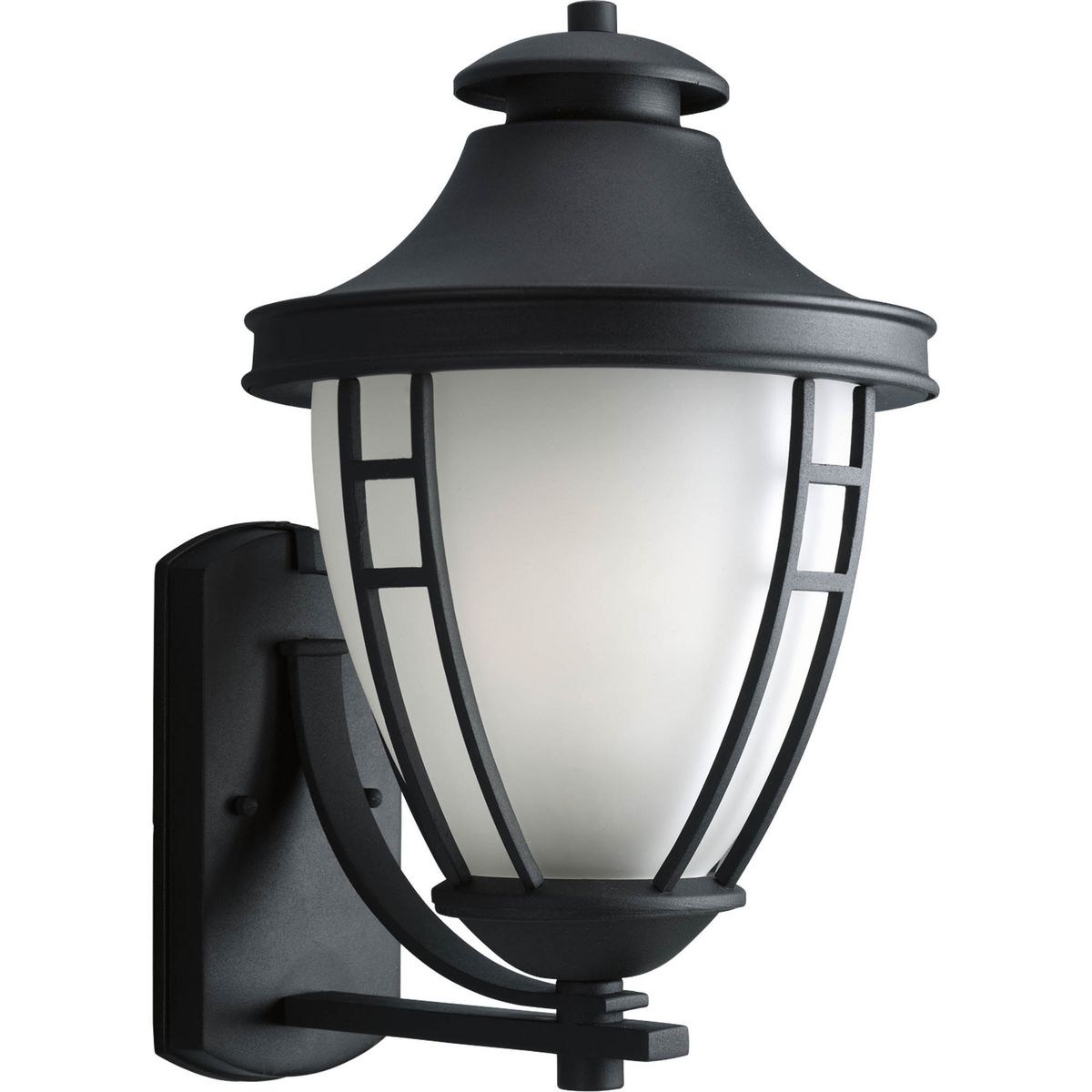 PROGRESS LIGHTING P5780-31 Textured Black Fairview Collection One-Light Wall Lantern