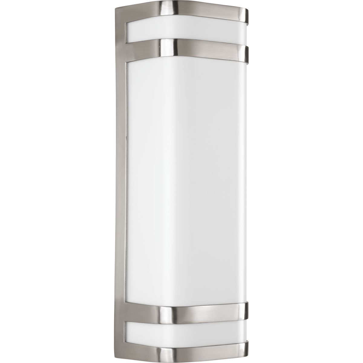 PROGRESS LIGHTING P5806-0930K9 Brushed Nickel Valera Collection LED Two-Light LED Wall Lantern