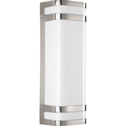 PROGRESS LIGHTING P5806-0930K9 Brushed Nickel Valera Collection LED Two-Light LED Wall Lantern
