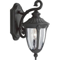 PROGRESS LIGHTING P5820-31 Textured Black Meridian Collection One-Light Small Wall Lantern