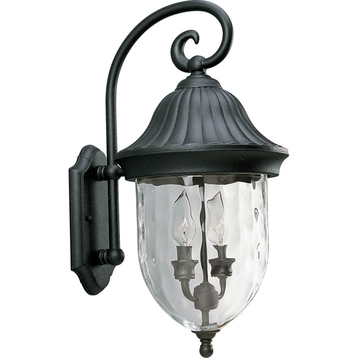 PROGRESS LIGHTING P5829-31 Textured Black Coventry Collection Two-Light Wall Lantern
